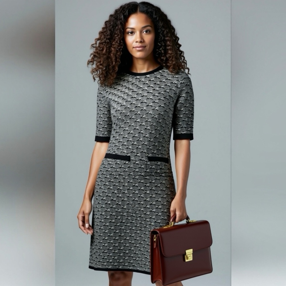 Etcetera Cashmere Blend Knit Sweater Dress / MSRP $395 / Size M - Picture 2 of 4